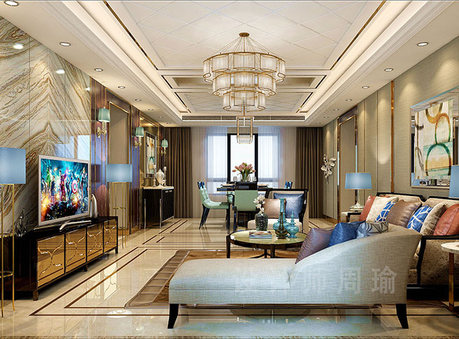 看美女日逼的视频世纪江尚三室两厅168平装修设计效果欣赏
